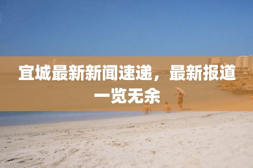 宜城最新新聞速遞，最新報道一覽無余