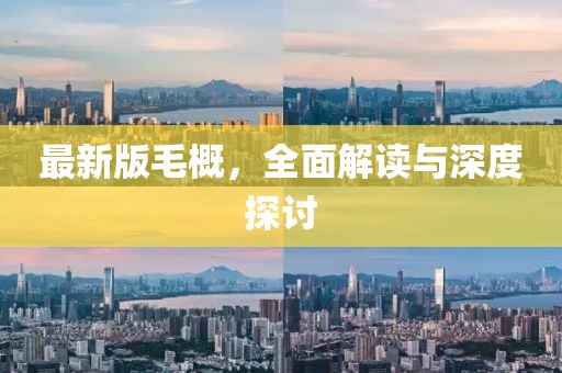最新版毛概，全面解讀與深度探討