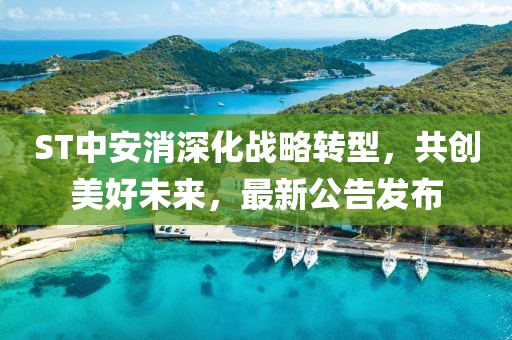 ST中安消深化戰(zhàn)略轉(zhuǎn)型，共創(chuàng)美好未來，最新公告發(fā)布