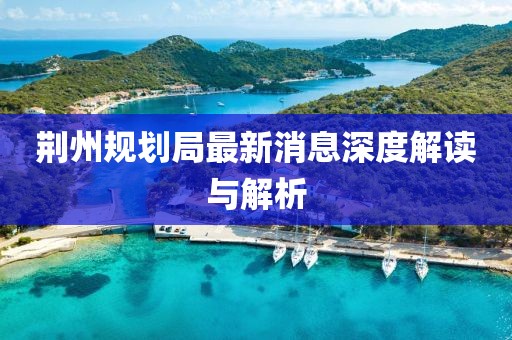 荊州規(guī)劃局最新消息深度解讀與解析