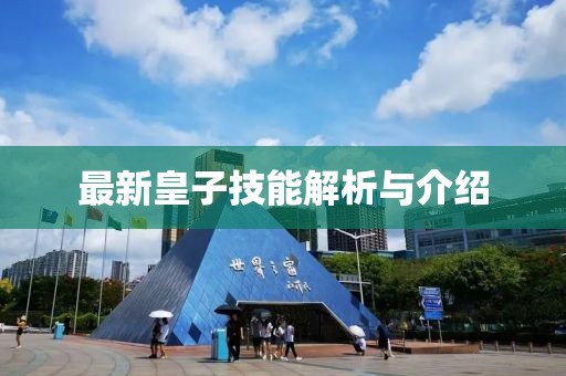 最新皇子技能解析與介紹