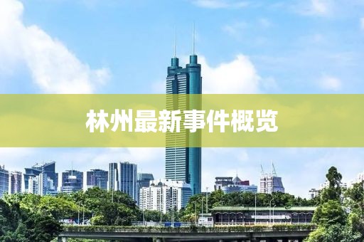 林州最新事件概覽