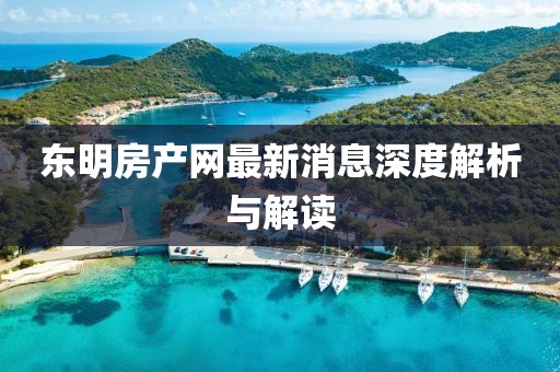 東明房產(chǎn)網(wǎng)最新消息深度解析與解讀
