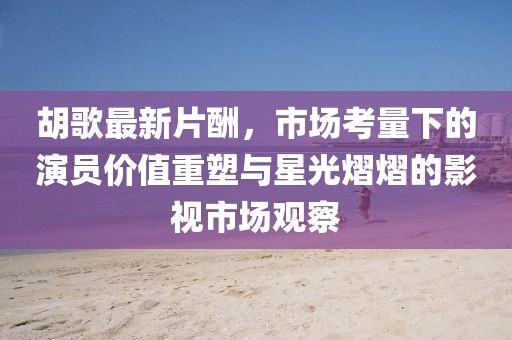 胡歌最新片酬，市場考量下的演員價(jià)值重塑與星光熠熠的影視市場觀察