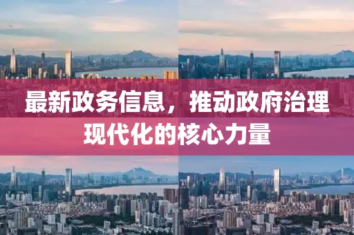 最新政務(wù)信息，推動政府治理現(xiàn)代化的核心力量