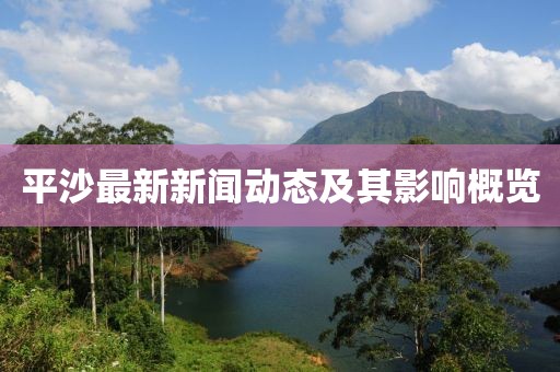 平沙最新新聞動(dòng)態(tài)及其影響概覽