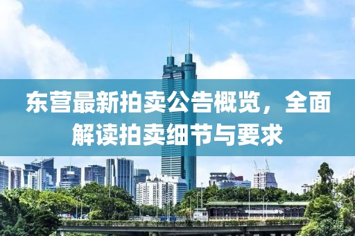 東營最新拍賣公告概覽，全面解讀拍賣細(xì)節(jié)與要求