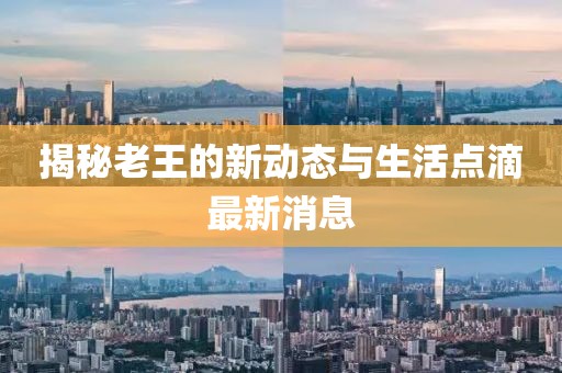 揭秘老王的新動(dòng)態(tài)與生活點(diǎn)滴最新消息