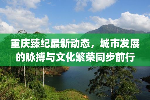 重慶臻紀(jì)最新動(dòng)態(tài)，城市發(fā)展的脈搏與文化繁榮同步前行