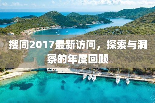 搜同2017最新訪問，探索與洞察的年度回顧