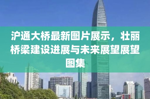 滬通大橋最新圖片展示，壯麗橋梁建設(shè)進(jìn)展與未來展望展望圖集