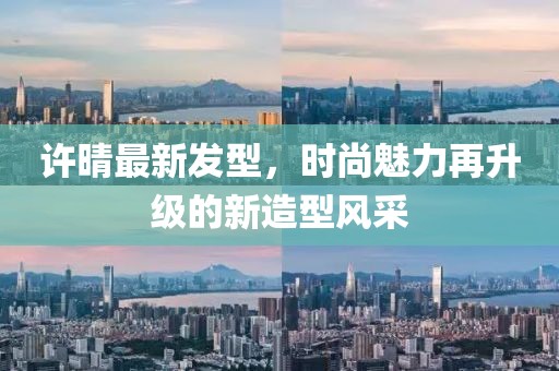 許晴最新發(fā)型，時(shí)尚魅力再升級(jí)的新造型風(fēng)采