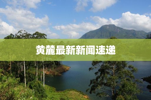 黃麓最新新聞速遞