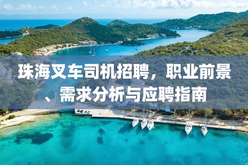 珠海叉車司機(jī)招聘，職業(yè)前景、需求分析與應(yīng)聘指南
