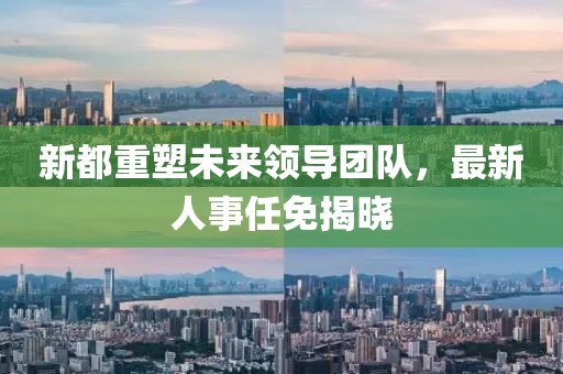 新都重塑未來(lái)領(lǐng)導(dǎo)團(tuán)隊(duì)，最新人事任免揭曉