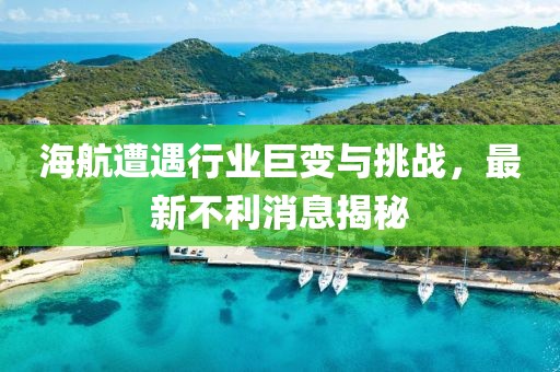 海航遭遇行業(yè)巨變與挑戰(zhàn)，最新不利消息揭秘