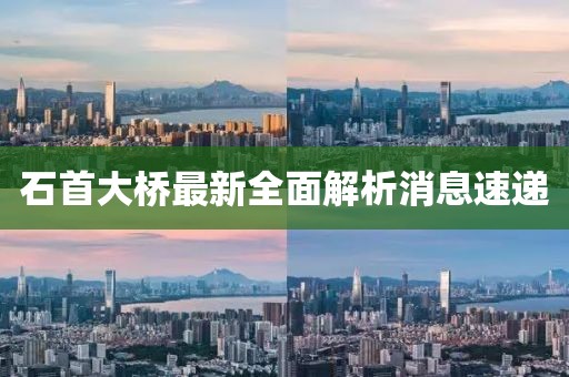 石首大橋最新全面解析消息速遞