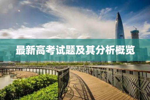 最新高考試題及其分析概覽