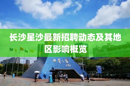長沙星沙最新招聘動態(tài)及其地區(qū)影響概覽