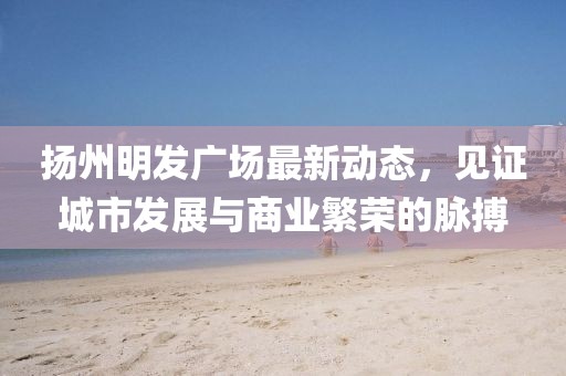 揚(yáng)州明發(fā)廣場最新動態(tài)，見證城市發(fā)展與商業(yè)繁榮的脈搏