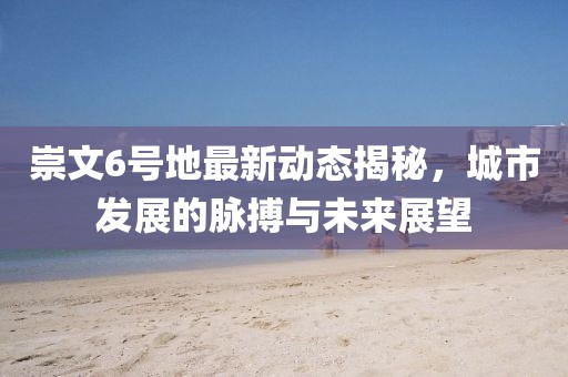 崇文6號(hào)地最新動(dòng)態(tài)揭秘，城市發(fā)展的脈搏與未來(lái)展望