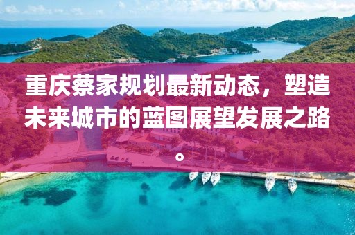 重慶蔡家規(guī)劃最新動態(tài)，塑造未來城市的藍圖展望發(fā)展之路。