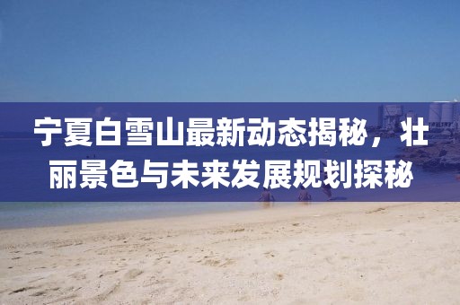 寧夏白雪山最新動態(tài)揭秘，壯麗景色與未來發(fā)展規(guī)劃探秘