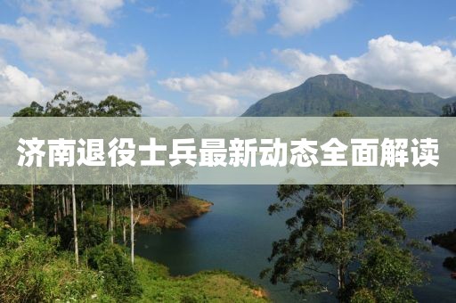 濟(jì)南退役士兵最新動態(tài)全面解讀