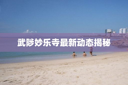 武陟妙樂(lè)寺最新動(dòng)態(tài)揭秘