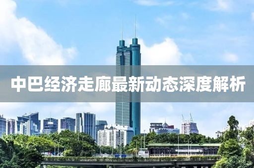 中巴經(jīng)濟走廊最新動態(tài)深度解析
