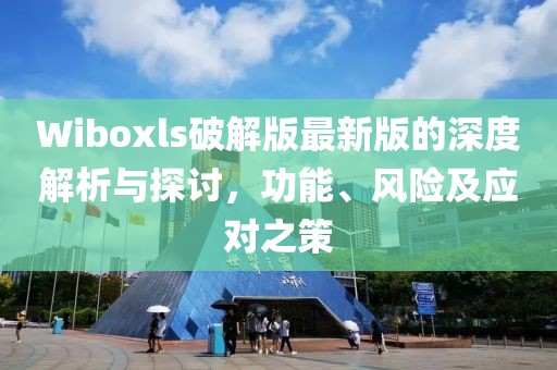 Wiboxls破解版最新版的深度解析與探討，功能、風(fēng)險(xiǎn)及應(yīng)對之策