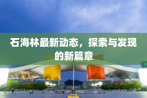 石海林最新動態(tài)，探索與發(fā)現(xiàn)的新篇章