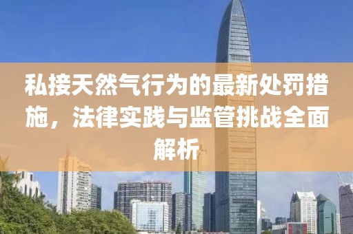 私接天然氣行為的最新處罰措施，法律實踐與監(jiān)管挑戰(zhàn)全面解析