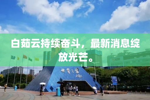 白茹云持續(xù)奮斗，最新消息綻放光芒。