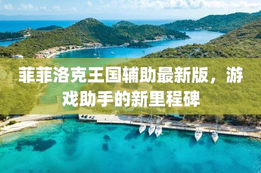 菲菲洛克王國輔助最新版，游戲助手的新里程碑