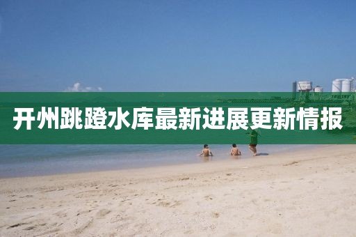 開州跳蹬水庫最新進(jìn)展更新情報(bào)