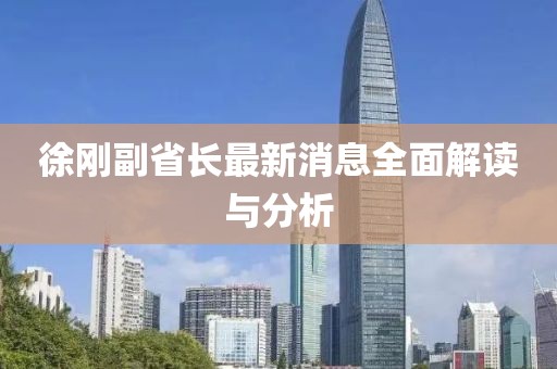 徐剛副省長(zhǎng)最新消息全面解讀與分析
