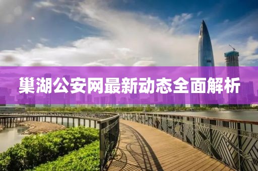 巢湖公安網(wǎng)最新動態(tài)全面解析
