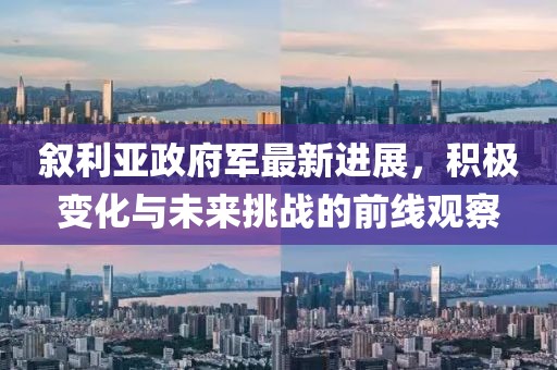 敘利亞政府軍最新進(jìn)展，積極變化與未來(lái)挑戰(zhàn)的前線觀察