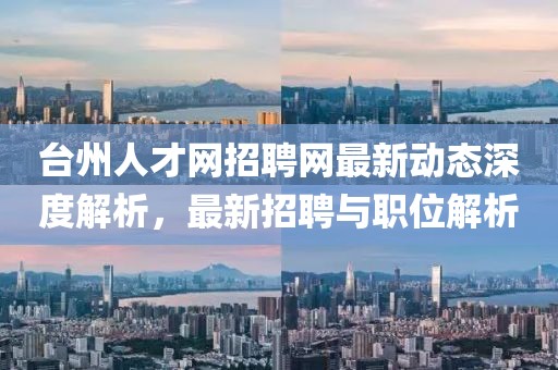 臺州人才網(wǎng)招聘網(wǎng)最新動態(tài)深度解析，最新招聘與職位解析