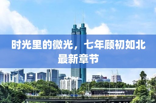 時光里的微光，七年顧初如北最新章節(jié)