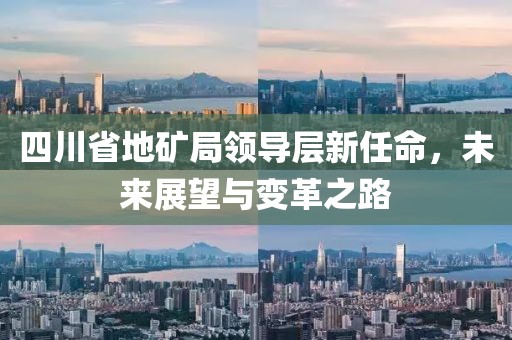 四川省地礦局領導層新任命，未來展望與變革之路