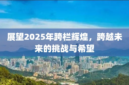 展望2025年跨欄輝煌，跨越未來的挑戰(zhàn)與希望