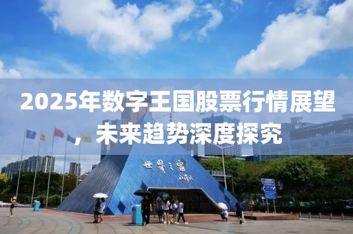 2025年數(shù)字王國股票行情展望，未來趨勢深度探究