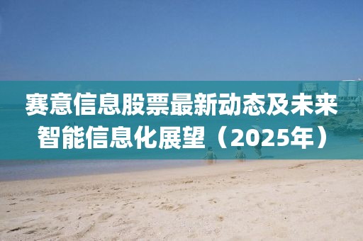 賽意信息股票最新動態(tài)及未來智能信息化展望（2025年）