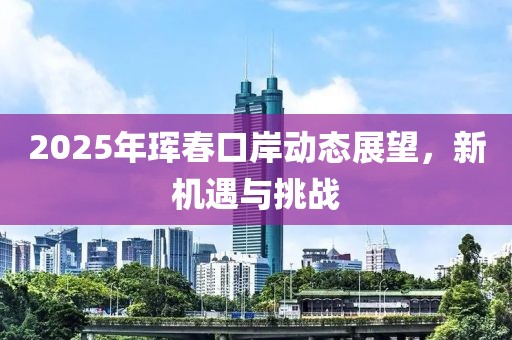 2025年琿春口岸動態(tài)展望，新機(jī)遇與挑戰(zhàn)