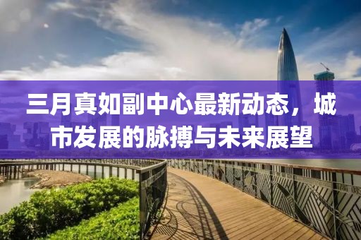 三月真如副中心最新動態(tài)，城市發(fā)展的脈搏與未來展望