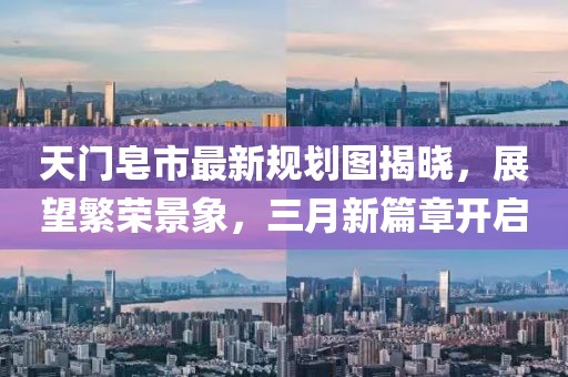 天門皂市最新規(guī)劃圖揭曉，展望繁榮景象，三月新篇章開啟