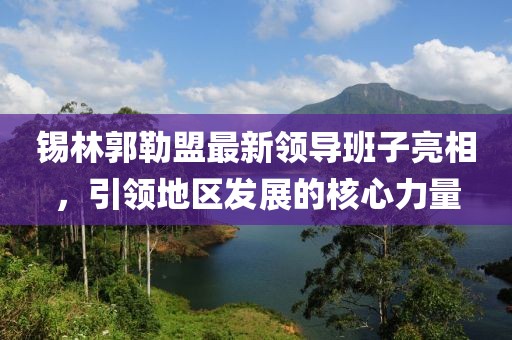 錫林郭勒盟最新領(lǐng)導(dǎo)班子亮相，引領(lǐng)地區(qū)發(fā)展的核心力量