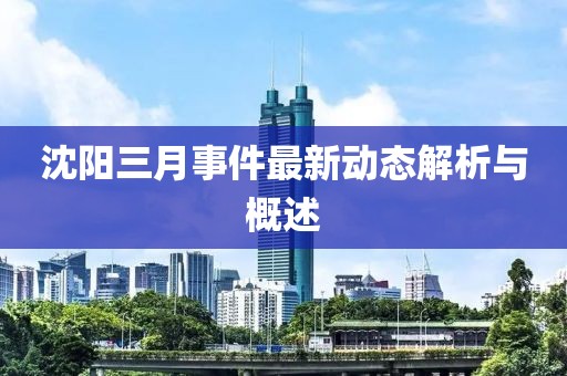 沈陽三月事件最新動態(tài)解析與概述